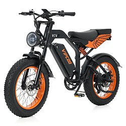 Vélo électrique - VIPCOO VM6 - Moteur 750W - Batterie 48V 18.2Ah amovible - Autonomie 80km