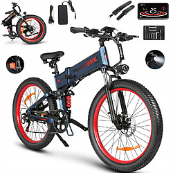 Vélo électrique samebike LO26 Plus,Moteur 1000W,Batterie 15Ah,Autonomie 100km,Shimano 7 V