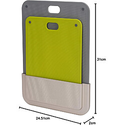 Joseph Joseph Set 2 planches DoorStore Chop, rangement porte, antiderapantes, lave vaisselle