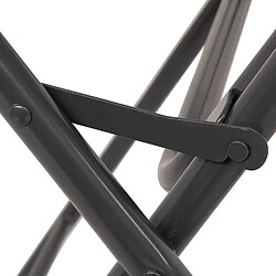 Five Simply Smart Table pliante 4 places FLEXY PLUS - Noir pas cher