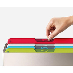 Joseph Joseph Jeu de 4 planches multicolores Folio, codées, antiderapantes, lave vaisselle