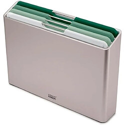 Joseph Joseph Set de 4 planches Folio vertes, anti-contamination, antiderapantes, facile a nettoyer.