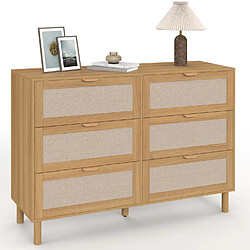 Idmarket Commode 6 tiroirs ROBIN