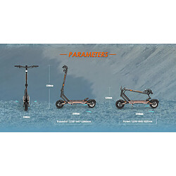 Trotinette electrique KuKirin T3 - Moteur 1000W, Batterie 48V15.6Ah,Vitesse 45km/h, pas cher