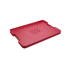 Joseph Joseph Planche à découper multifonction CutCarve Plus rouge antidérapante résistante