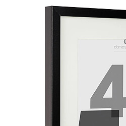 Atmosphera Lot de 2 cadres photo EVA - 40 x 50 cm - Noir pas cher