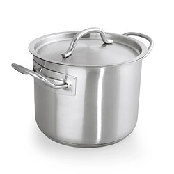 Casserole avec couvercle en Acier au nickel-chrome 11 L H 190 mm Ø 280 mm - Was Germany