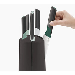 Avis Jeu de 5 couteaux Joseph Joseph Elevate Green Knives, inoxydables, ergonomiques
