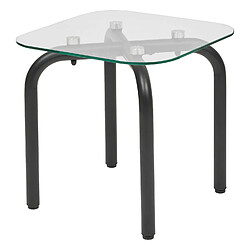 Avis Atmosphera Ensemble de 2 tables à café en verre HECATE - Noir