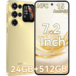 OUKITEL C68 Plus Telephone Portable, 24Go+512Go, 7.2" HD & 1.81" Smartphone Android 15