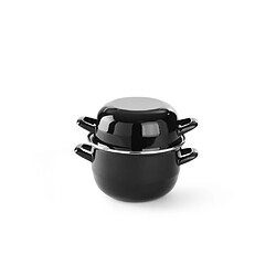 Cocotte à moules émaillée - avec couvercle - Hendi