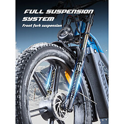 Acheter KIMDYMA K03 Vélo électrique Entièrement Suspendu 26" Moteur 2000W 48V 20AH