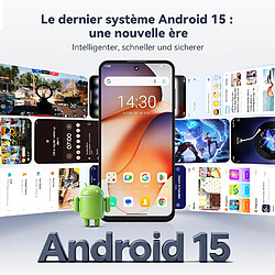 OUKITEL C68 Plus Telephone Portable, 24Go+512Go, 7.2" HD & 1.81" Smartphone Android 15 pas cher