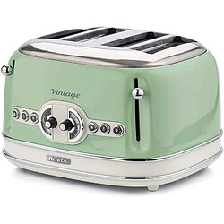 Ariete Grille-pain Vintage Vert 4 Fentes 1600W