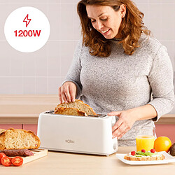 Solac Grille-pain Blanc 1200W 4 Tranches Longues