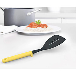 Spatule Joseph Joseph Duo perforée Jaune, design moderne et résistante à la chaleur.