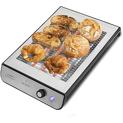 Cecotec Grille-pain Plat Inox 900W Quartz
