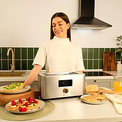 Cecotec Grille-pain Inox Tactile 1500W 2 Fentes