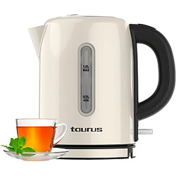 Bouilloire Taurus 1 L – 2400 W inox crème sans fil