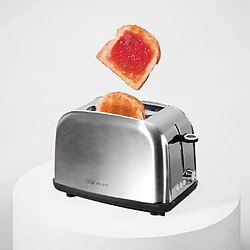 Cecotec Grille-pain Inox 2 Fentes 850W