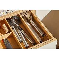 GrillOut™ Joseph Joseph, pinceau silicone BBQ, manche extensible, noir