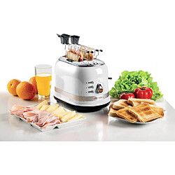 Ariete Grille-pain Blanc 2 Fentes 800W Moderne