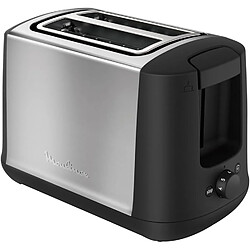 Moulinex Grille-pain Noir Inox 2 Fentes 850W