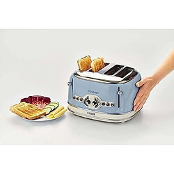 Ariete Grille-pain Vintage Bleu 4 Fentes 1600W