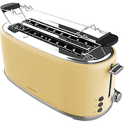 Cecotec Grille-pain Jaune Rétro 1630W 2 Fentes
