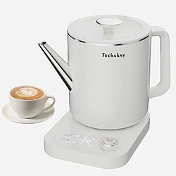 Vendos85 Bouilloire col de cygne 1?L blanche 800?W LED