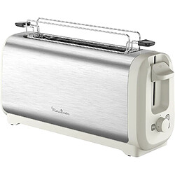 Moulinex Grille-pain Fente Longue 1430W Inox Rise