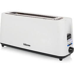 Tristar Grille-pain Blanc 900W Fente Longue 7 Niveaux