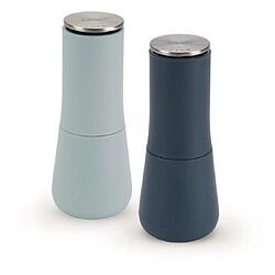 Set de moulins à sel et poivre Milltop(Sky) Joseph Joseph, design anti-éclaboussures