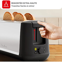 Moulinex Grille-pain 2 Longues Fentes Inox 1700W