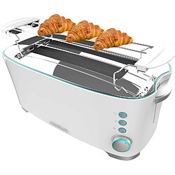 Cecotec Grille-pain 2 Fentes Longues Blanc 1350W