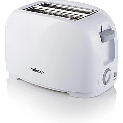 Tristar Grille-pain Blanc 2 Fentes 800W Compact