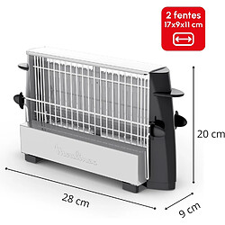 Moulinex Grille-pain vintage ouvert 4 tranches 760W