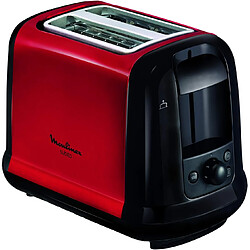 Moulinex Grille-pain 2 Fentes Rouge 850W Dorage Réglable