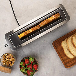 Cecotec Grille-pain Inox Fente Large 1100W