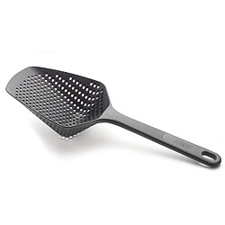 Joseph Joseph Scoop Plus, passoire multifonction de cuisine, design innovant, noir.