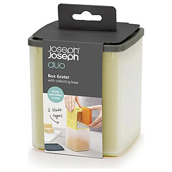 Râpe à boîte avec base de collecte Joseph Joseph Duo, inox, avec guide de mesure.
