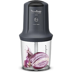 Moulinex Hachoir Électrique Multi Moulinette – 500W, 2 Vitesses, Gris Anthracite
