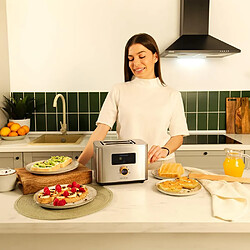 Cecotec Grille-pain Inox Tactile 950W 2 Fentes