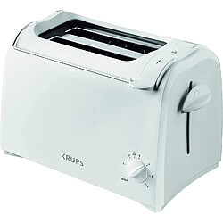 Krups Grille-pain Blanc 700W 2 Fentes