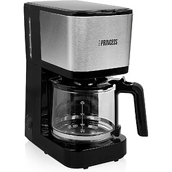 Princess Cafetière Filtre 1,25 L Noir Mat & Inox Brossé