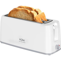 Solac Grille-pain Blanc 1200W 4 Tranches Longues