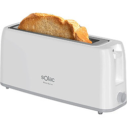 Solac Grille-pain Blanc Fente Longue 800W