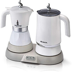Machine 3 en 1 Ariete Blanc – Café, Mousseur, Bouilloire