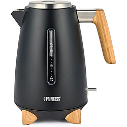 Princess Bouilloire Pure 1,7?L inox noir 3000?W