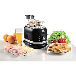 Ariete Grille-pain Noir 2 Fentes 800W Moderne